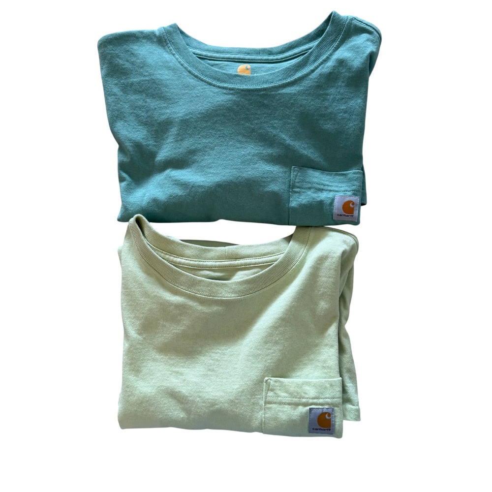 Carhartt T Shirt 2pk Boys Large 12-14 Loose Fit